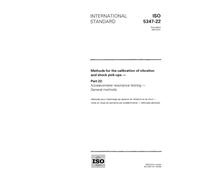 ISO 5347-22:1997, Methods for the calibration of vibration and shock pick-ups - Part 22: Accelerometer resonance testing - General methods