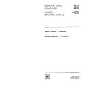 ISO 5492:1992, Sensory analysis -- Vocabulary