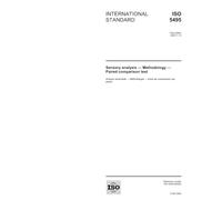 ISO 5495:2005, Sensory analysis - Methodology - Paired comparison test