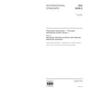 ISO 5599-2:2001, Pneumatic fluid power - Five-port directional control valves - Part 2: Mounting interface surfaces with optional electrical connector