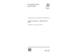 ISO 5721:1989, Tractors for agriculture - Operators field of vision'