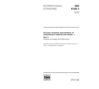 ISO 5725-1:1994, Accuracy (trueness and precision) of measurement methods and results - Part 1: General principles and definitions