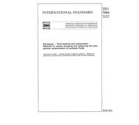ISO 5884:1987, Aerospace - Fluid systems and components - Methods for system sampling and measuring the solid particle contamination of hydraulic fluids