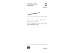 ISO 610:1990, High-tensile steel chains (round link) for chain conveyors and coal ploughs