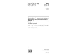 ISO 6145-8:2005, Gas analysis - Preparation of calibration gas mixtures using dynamic volumetric methods - Part 8: Diffusion method