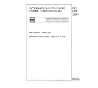 ISO 6309:1987, Fire protection - Safety signs