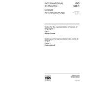 ISO 639-1:2002, Codes for the representation of names of languages - Part 1: Alpha-2 code