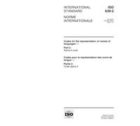 ISO 639-2:1998, Codes for the representation of names of languages -- Part 2: Alpha-3 code