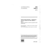 ISO 6405-2:1993, Earth-moving machinery - Symbols for operator controls and other displays - Part 2: Specific symbols for machines, equipment and accessories