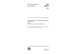 ISO 6412-1:1989, Technical drawings -- Simplified representation of pipelines -- Part 1: General rules and orthogonal representation