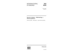 ISO 6658:2005, Sensory analysis - Methodology - General guidance
