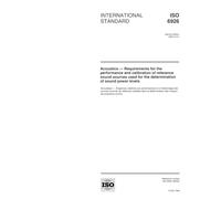 ISO 6926:1999, Acoustics -- Requirements for the performance and calibration of reference sound sources used for the determination of sound power levels