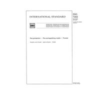 ISO 7202:1987, Fire protection - Fire extinguishing media - Powder