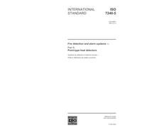 ISO 7240-5:2003, Fire detection and alarm systems - Part 5: Point-type heat detectors