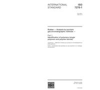 ISO 7270-1:2003, Rubber - Analysis by pyrolytic gas-chromatographic methods - Part 1: Identification of polymers (single polymers and polymer blends)