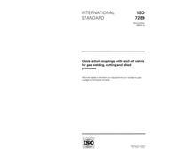 ISO 7289:1996, Quick-action couplings with shut-off valves for gas welding, cutting and allied processes