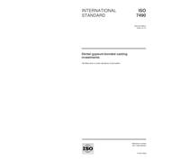 ISO 7490:2000, Dental gypsum-bonded casting investments