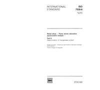 ISO 7530-6:1990, Nickel alloys - Flame atomic absorption spectrometric analysis - Part 6: Determination of manganese content