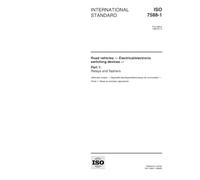 ISO 7588-1:1998, Road vehicles - Electrical/electronic switching devices - Part 1: Relays and flashers