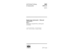 ISO 7711-1:1997, Dental rotary instruments -- Diamond instruments -- Part 1: Dimensions, requirements, marking and packaging