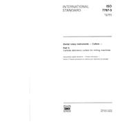 ISO 7787-3:1991, Dental rotary instruments -- Cutters -- Part 3: Carbide laboratory cutters for milling machines