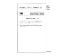 ISO 7939:1988, Aircraft - Non-metallic pulleys with ball bearings for control cables - Dimensions and loads