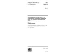 ISO 8007-3:2003, Carbonaceous materials used in the production of aluminium - Sampling plans and sampling from individual units - Part 3: Sidewall blocks