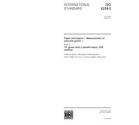 ISO 8254-2:2003, Paper and board - Measurement of specular gloss - Part 2: 75 degree gloss with a parallel beam, DIN method