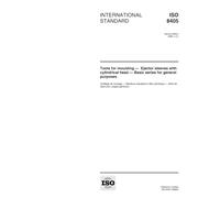 ISO 8405:1998, Tools for moulding - Ejector sleeves with cylindrical head - Basic series for general purposes