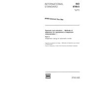 ISO 8780-5:1990, Pigments and extenders - Methods of dispersion for assessment of dispersion characteristics - Part 5: Dispersion using an automatic muller