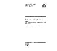 ISO 898-6:1994, Mechanical properties of fasteners - Part 6: Nuts with specified proof load values - Fine pitch thread