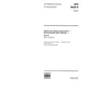 ISO 9022-9:1994, Optics and optical instruments -- Environmental test methods -- Part 9: Solar radiation