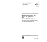 ISO 9314-1:1989, Information processing systems - Fibre Distributed Data Interface (FDDI) - Part 1: Token Ring Physical Layer Protocol (PHY)