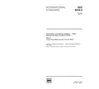 ISO 9314-2:1989, Information processing systems - Fibre Distributed Data Interface (FDDI) - Part 2: Token Ring Media Access Control (MAC)