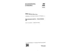 ISO 9385:1990, Glass and glass-ceramics - Knoop hardness test