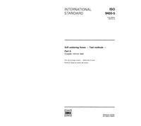 ISO 9455-5:1992, Soft soldering fluxes - Test methods - Part 5: Copper mirror test