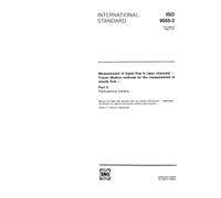 ISO 9555-2:1992, Measurement of liquid flow in open channels - Tracer dilution methods for the measurement of steady flow - Part 2: Radioactive tracers