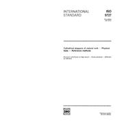 ISO 9727:1991, Cylindrical stoppers of natural cork -- Physical tests -- Reference methods