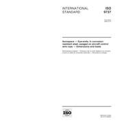 ISO 9737:2000, Aerospace -- Eye-ends, in corrosion-resistant steel, swaged on aircraft control wire rope -- Dimensions and loads
