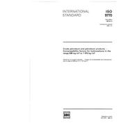 ISO 9770:1989, Crude petroleum and petroleum products -- Compressibility factors for hydrocarbons in the range 638 kg/m3 to 1 074 kg/m3