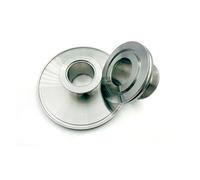 ISO al riduttore della flangia della clip di vuoto della testa di dimensione del riduttore di vuoto di KF SUS304 Acciaio inossidabile ISO63/80/100/160 Trun a KF16/25/40/50 (ISO100 a KF25)