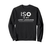 ISO è Il Mio linguaggio d'Amore Fotografo Humor Design Felpa