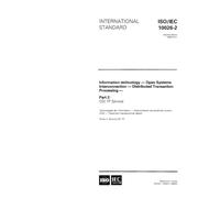 ISO/IEC 10026-2:1996, Information technology - Open Systems Interconnection - Distributed Transaction Processing - Part 2: OSI TP Service