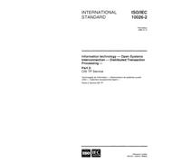 ISO/IEC 10026-2:1998, Information technology - Open Systems Interconnection - Distributed Transaction Processing - Part 2: OSI TP Service