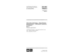 ISO/IEC 10026-3:1996, Information technology - Open Systems Interconnection - Distributed Transaction Processing - Part 3: Protocol specification