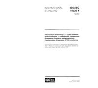 ISO/IEC 10026-4:1995, Information technology - Open Systems Interconnection - Distributed Transaction Processing: Protocol Implementation Conformance Statement (PICS) proforma