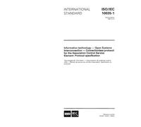 ISO/IEC 10035-1:1995, Information technology - Open Systems Interconnection - Connectionless protocol for the Association Control Service Element: Protocol specification