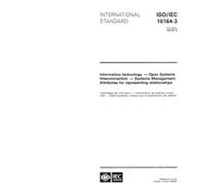 ISO/IEC 10164-3:1993, Information technology - Open Systems Interconnection - Systems Management: Attributes for representing relationships