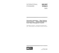 ISO/IEC 10164-5:1993, Information technology - Open Systems Interconnection - Systems management: Event Report Management Function