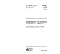 ISO/IEC 11558:1992, Information technology - Data compression for information interchange - Adaptive coding with embedded dictionary - DCLZ Algorithm